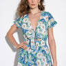 Front View That Girl Floral Romper