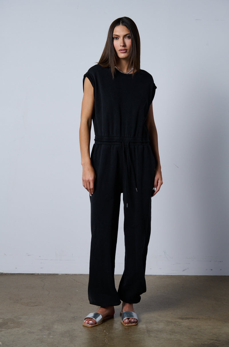 THAT GIRL FRENCH TERRY JUMPSUIT view 0