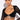 Front View That Girl Long Sleeve Bralette Mesh Top