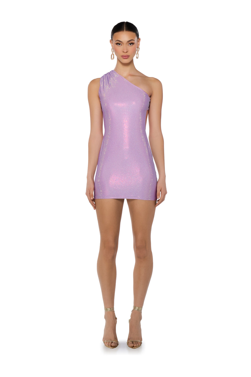 akira purple dress Akira Lilac Tie Mini Dress - US 4