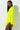 Side View The Best Fit Long Sleeved Mini Dress  in Neon Yellow