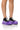 Front View The Blog Purple Sole Sneaker