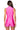 Extra View The Cassie Sleeveless Slinky Romper In Fuchsia