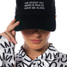 Front View The Gossip You Heard Embroidered Cap