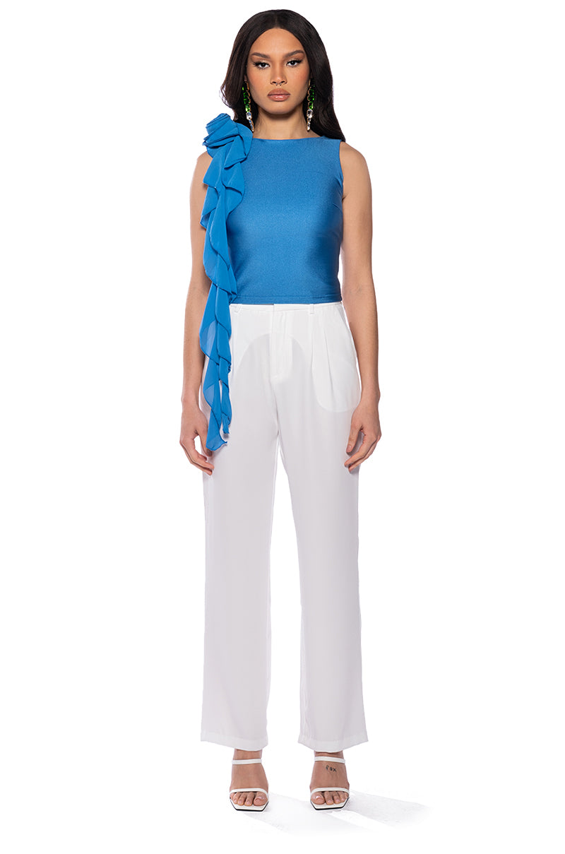 Back View The Hamptons Straight Leg Trouser