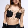 Front View The High Life Dramatic Bralette Top