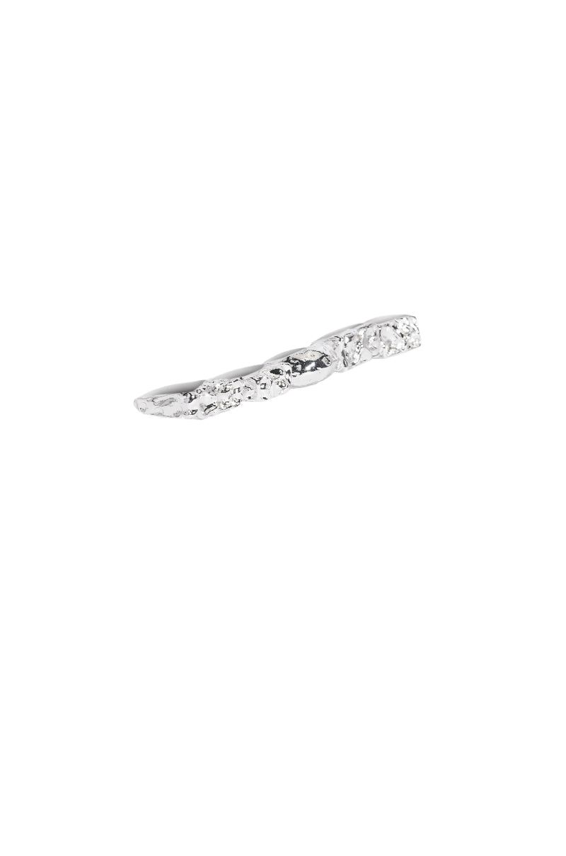 Detail View The It Girl Ring Set In Silver