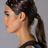 Front View The Main Event Hair Gem Stickers In Multi