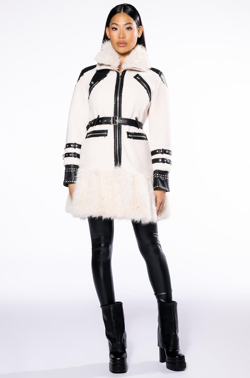Extra View The Met Faux Fur Coat
