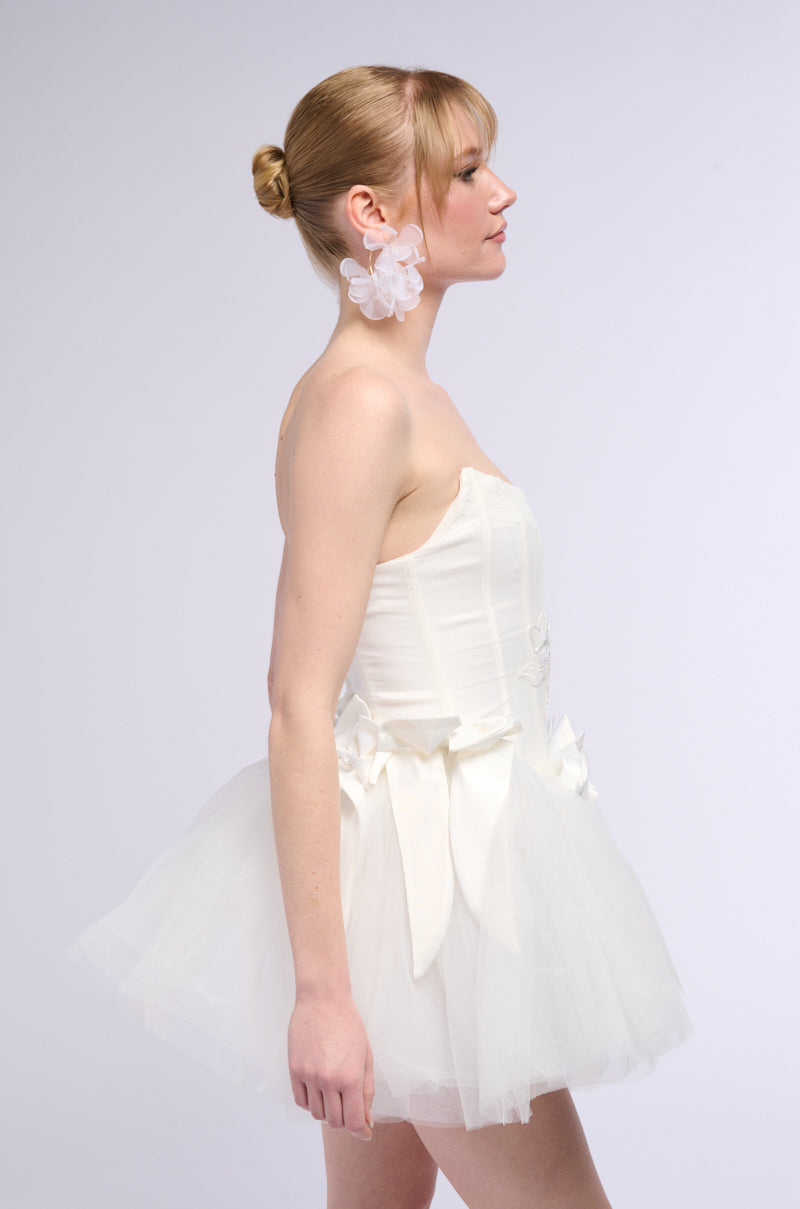 Side View The Moment Corset Mini Dress