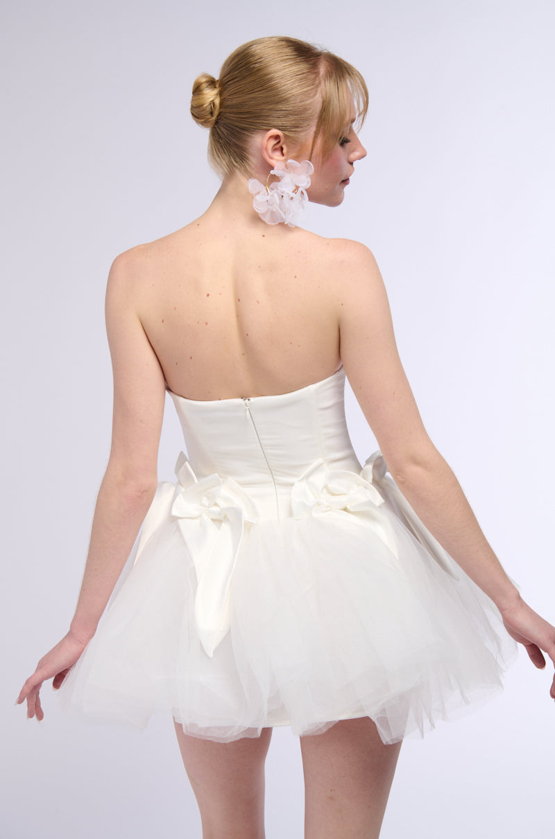Back View The Moment Corset Mini Dress