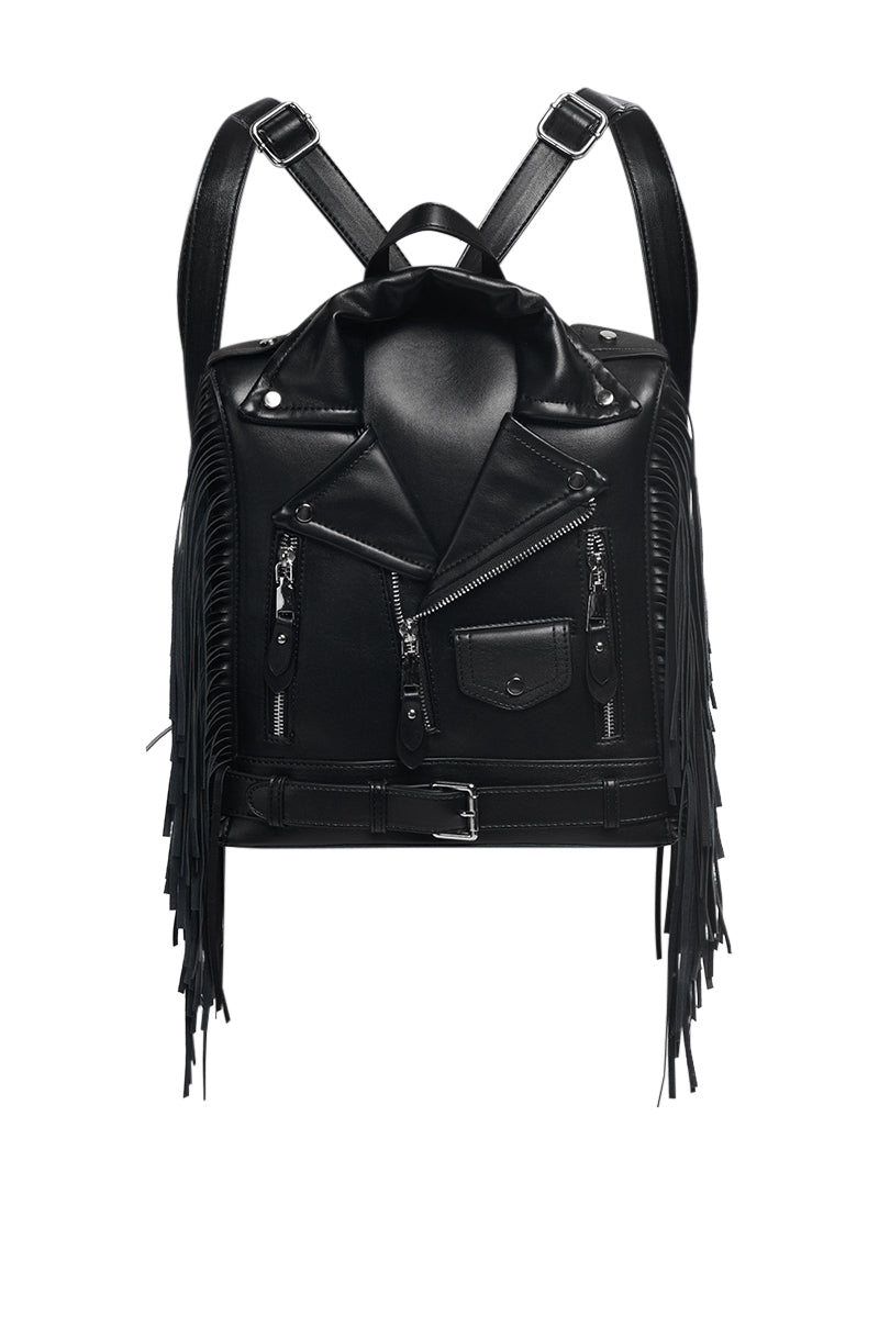 Back View The Moment Fringe Backpack