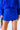 Front View The Moment Mini Skirt In Blue