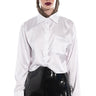 Front View The New Classic Cropped Satin Blouse