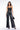 Front View The One And Only Wide Leg Strapless Jumpsuit With Attached Belt