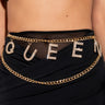 Front View The Queen Layered Chain Belt