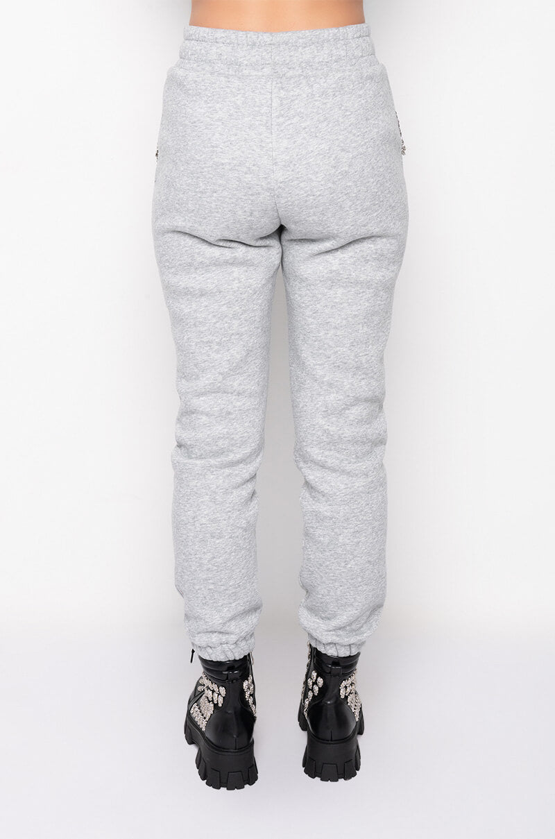 Detail View The Richest Of All Pave Chain Sweatpant