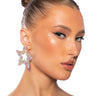 Front View The Star Power Earring In Gold