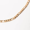 A close-up image of THE STREETS BELLY CHAIN against a white background. The chain features a series of interlocking flat links, providing a sleek and elegant appearance.