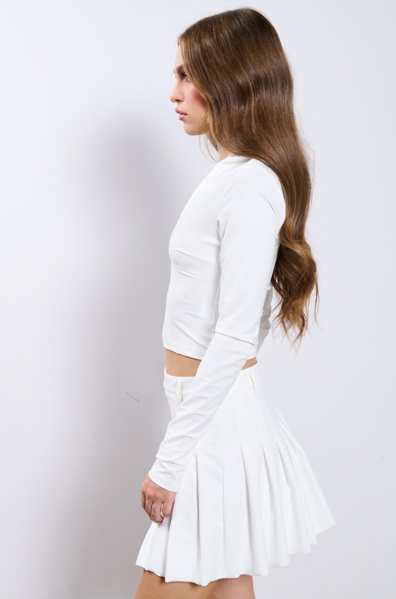 Back View The Tighter The Better Zip Up Sweatshirt