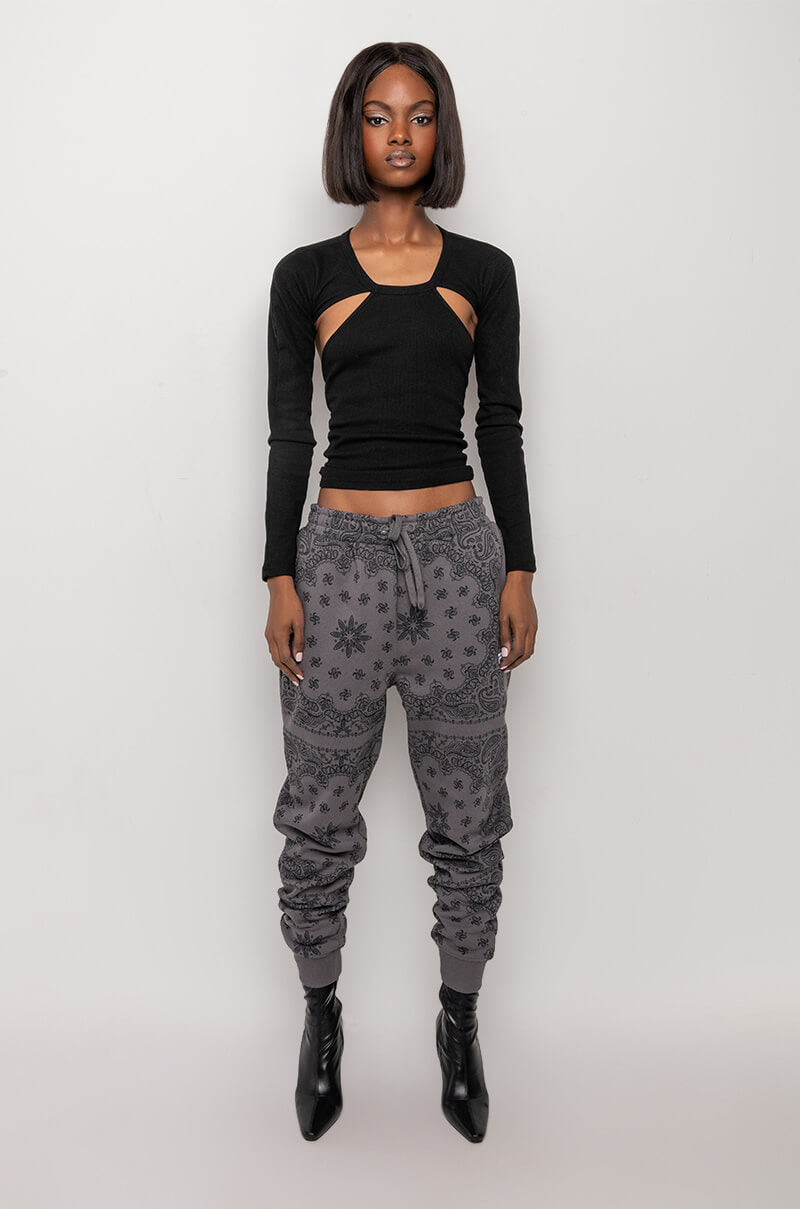 Extra View The Ultimate Cut Out Long Sleeve Top