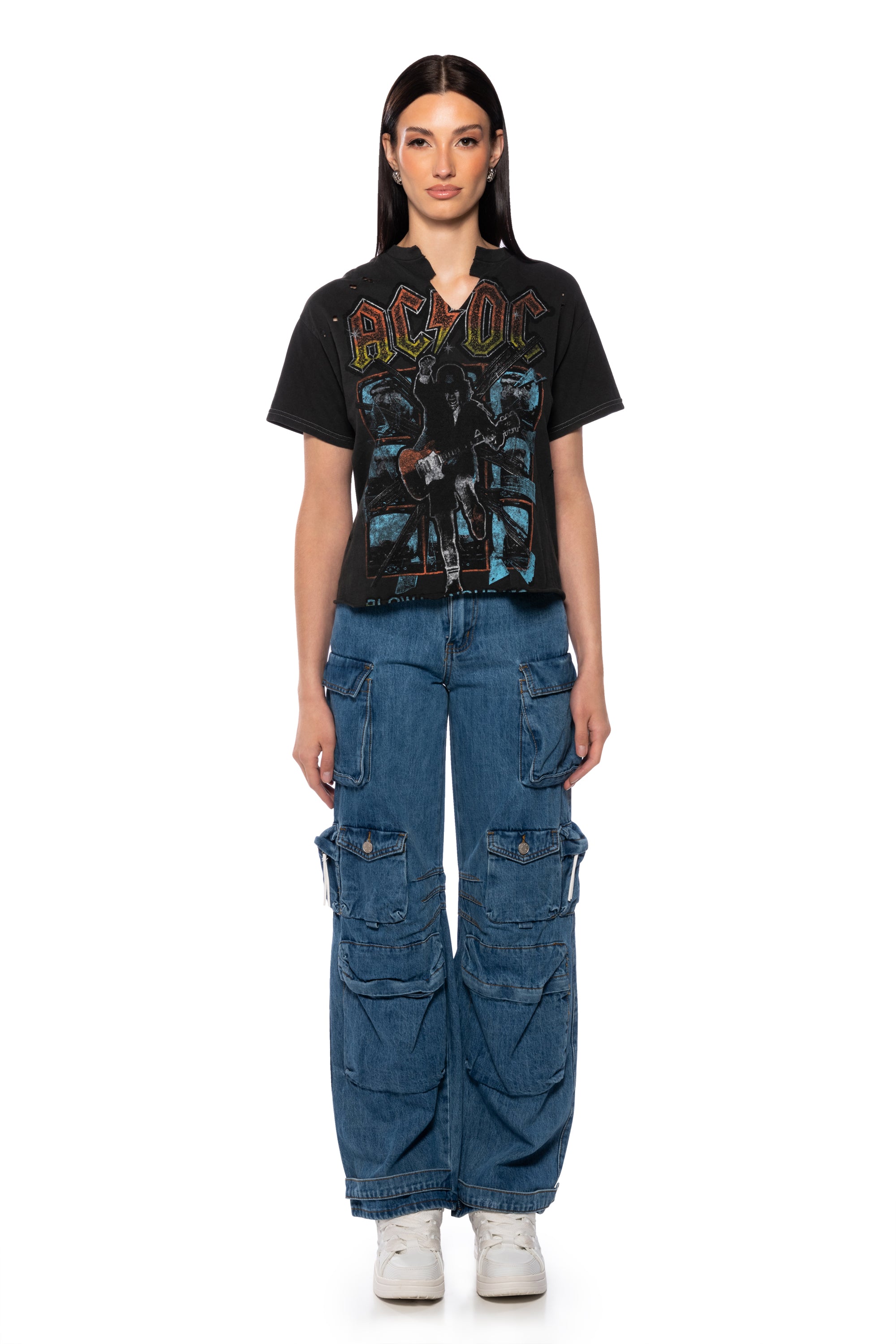 Extra View The Ultimate Denim Cargo Pant
