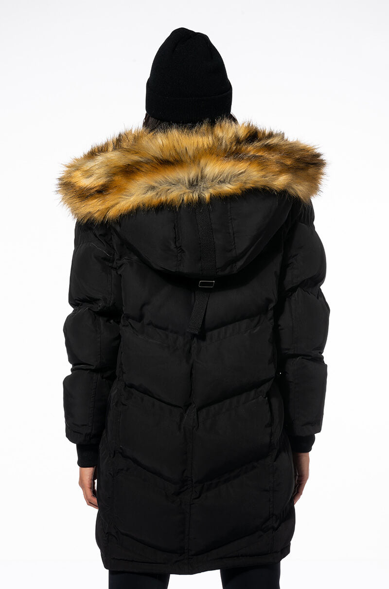 Extra View The Ultimate Long Winter Puffer With Faux Fur