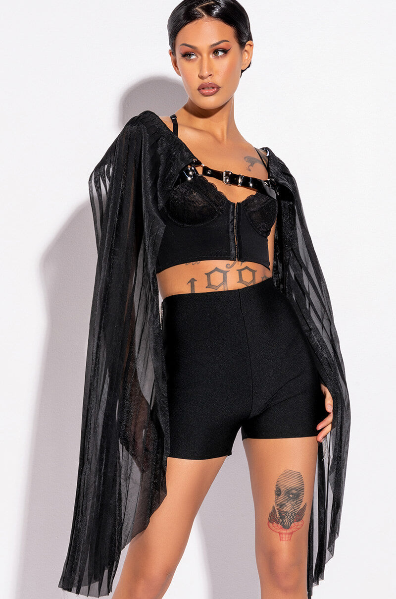 Side View The Ultimate Longline Lace Bralette Top