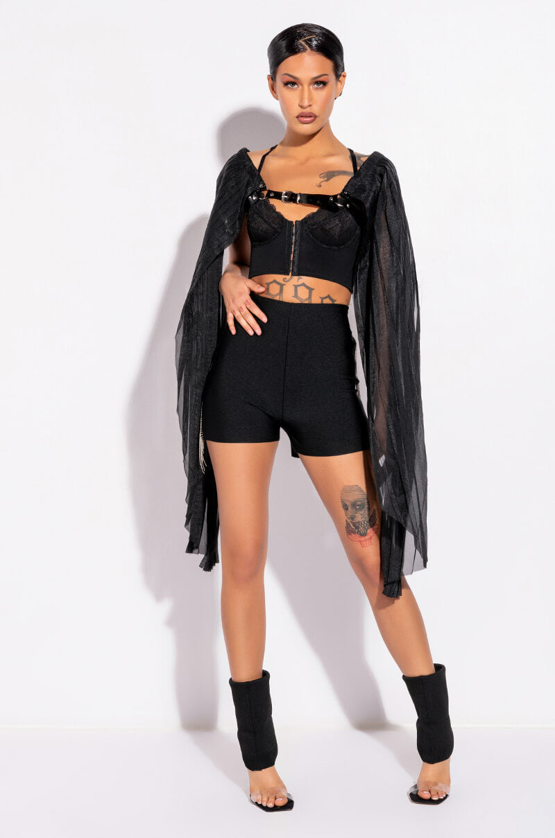 Back View The Ultimate Longline Lace Bralette Top