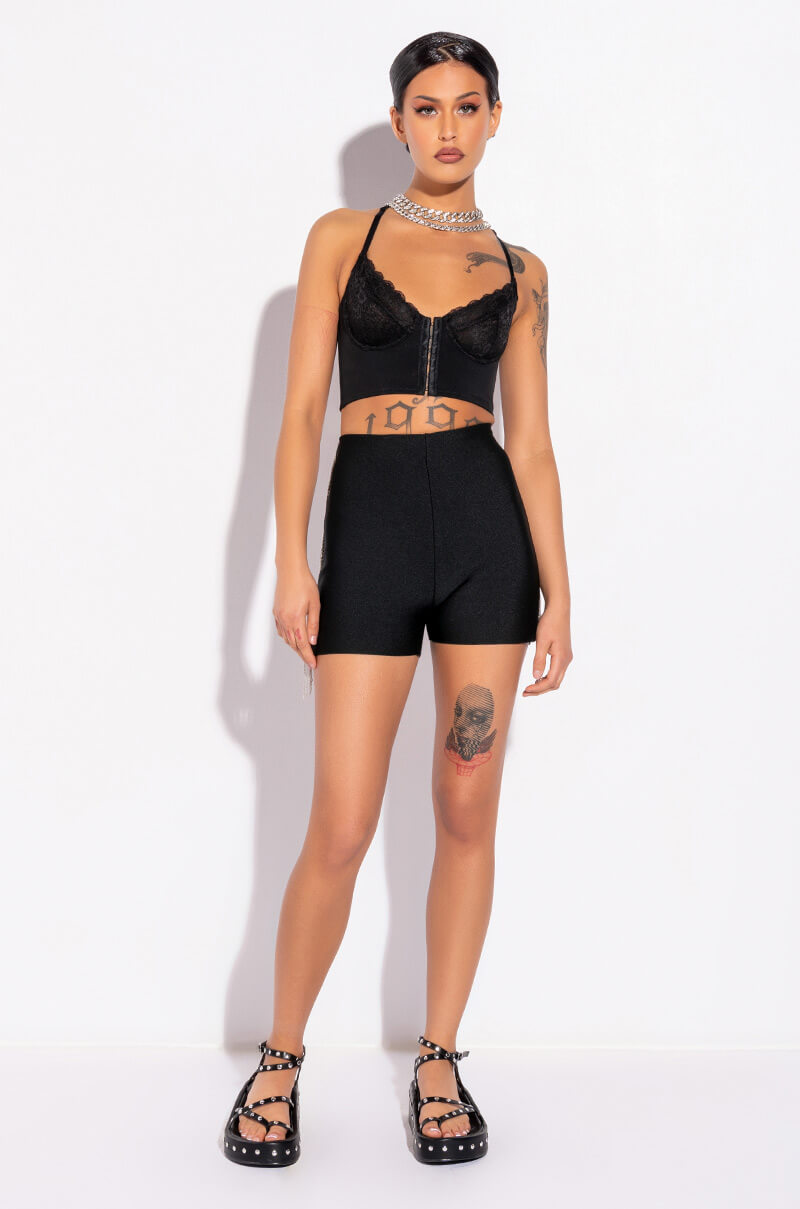 Detail View The Ultimate Longline Lace Bralette Top