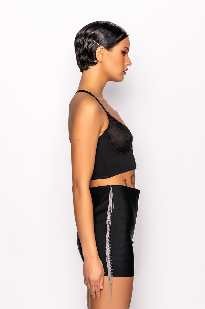 Extra View The Ultimate Longline Lace Bralette Top