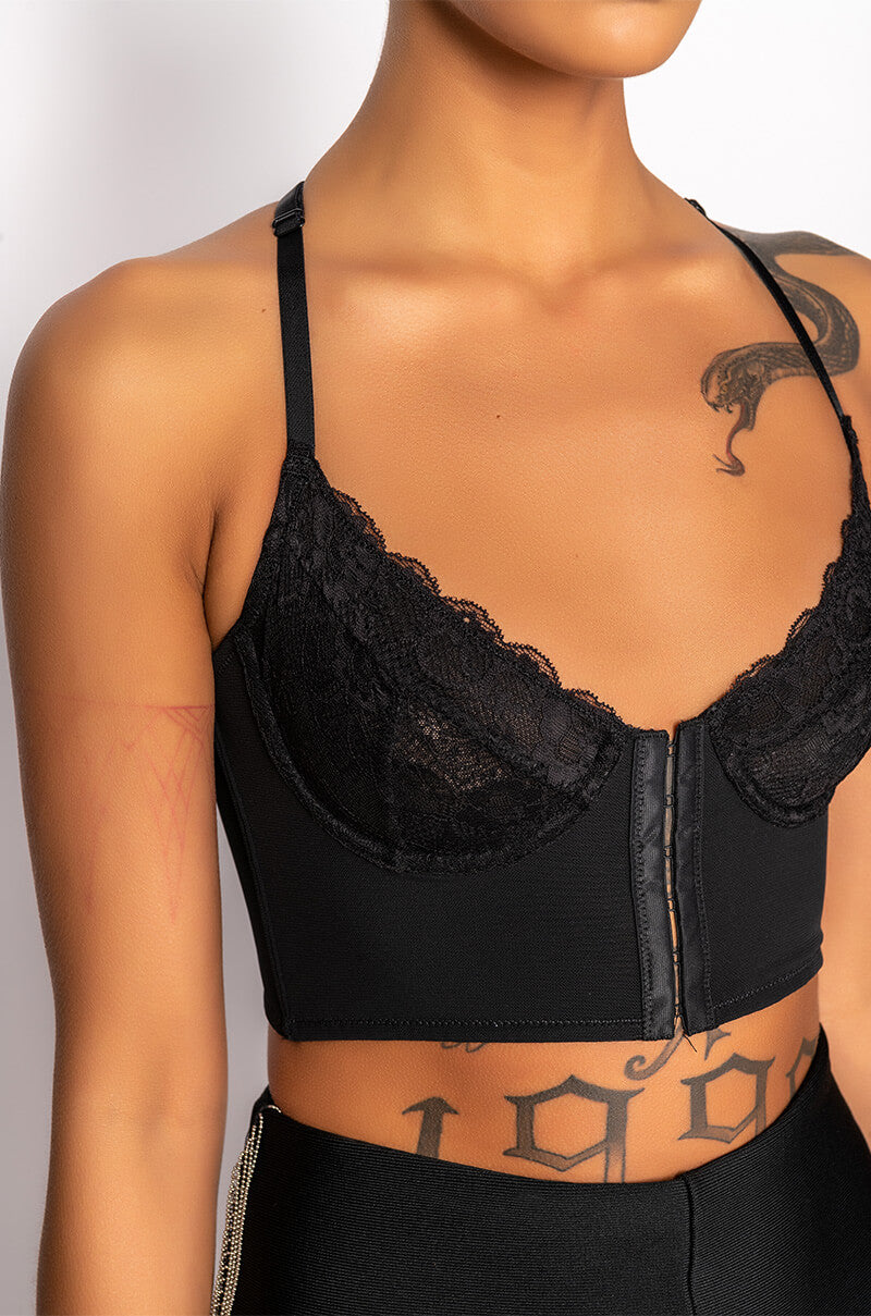Extra View The Ultimate Longline Lace Bralette Top
