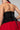 Detail View The Way I Am Satin Underbust Corset in Black