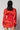 Detail View The Way I Am Satin Underbust Corset in Red