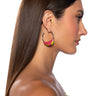 Front View Thermal Hoop Earring