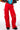 Front View Think Big Slit Front Cinched Tie Pants