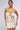 Front View Thinking Less Pin Embellished Tweed Mini Dress In White