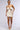 Extra View Thinking Less Pin Embellished Tweed Mini Dress In White