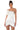 Front View Tia Textured One Shoulder Mini Dress