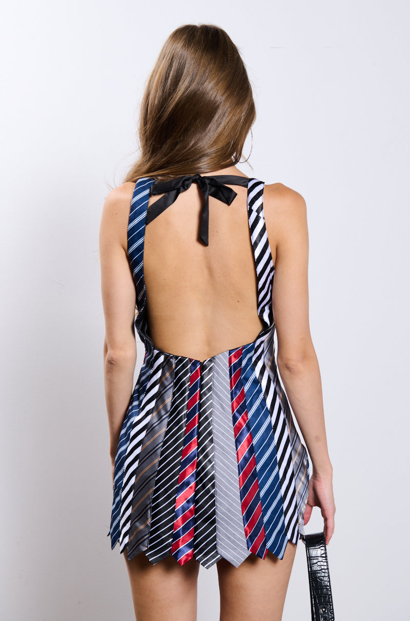 TIE ME DOWN MINI DRESS AKIRA TIE ME DOWN MINI DRESS AKIRA