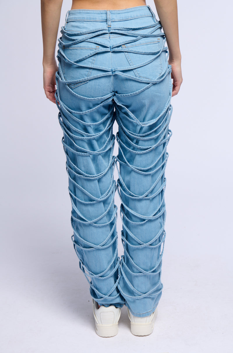 Extra View Tied Up Relaxed Fit Jeans