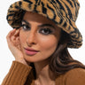 Front View Tiger Fur Hat