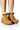 Side View Timberland Authentics Teddy Fleece Fold-down Boot In Wheat