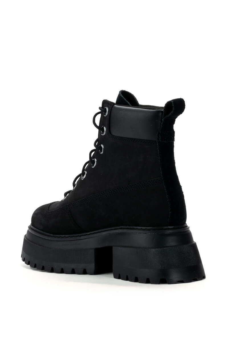 Detail View Timberland Sky 6 Lace Up Boot In Black