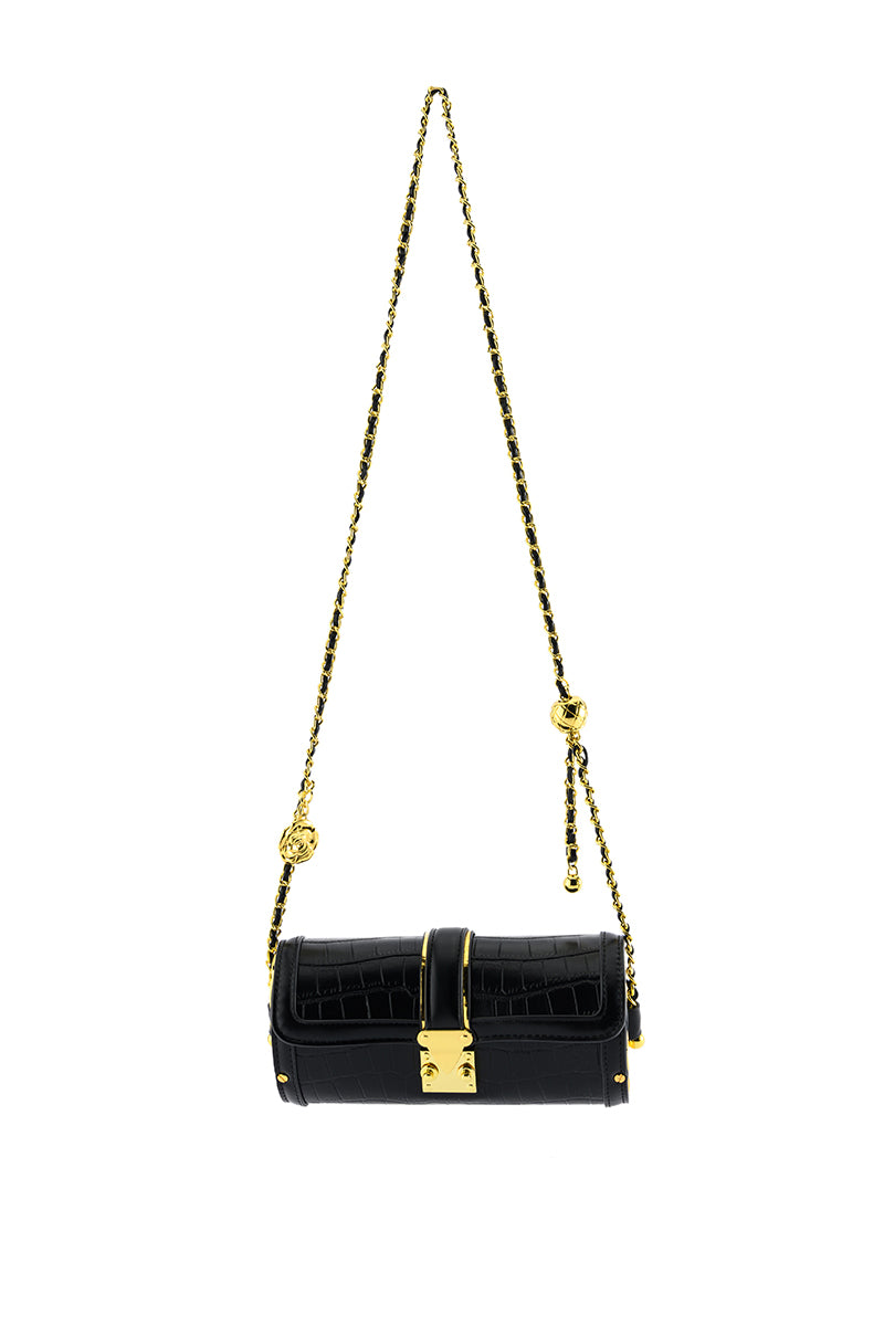 Side View Time To Bounce Mini Baguette Bag