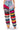 Front View Time To Dance Ruffle Patchwork Jeans