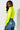 Side View Tiny Favor Crop Top in Neon Yellow