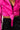 Detail View Tiny Favor Tie Front Cropped Blouse in Neon Pink