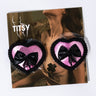 Front View Titsy Heart Lover Nip Sticker