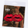 Front View Titsy Kisses Nip Sticker